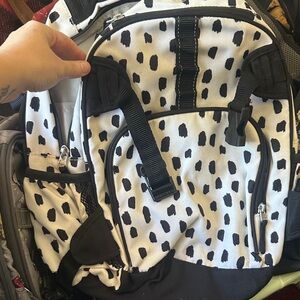 Pottery Barn Kids Black and White Backpack